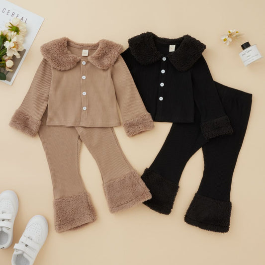 Aya | CozyChic Little Girls Winter Ensemble