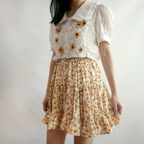 Annika | Handmade Knitted Sunflower Camis