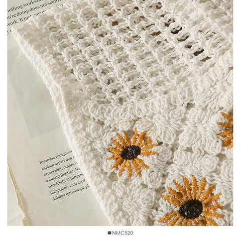 Annika | Handmade Knitted Sunflower Camis