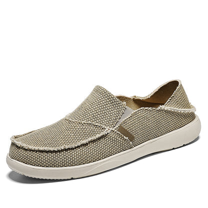 Ezra | Urban Ease Canvas Slip On Loafers