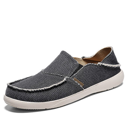 Ezra | Urban Ease Canvas Slip On Loafers