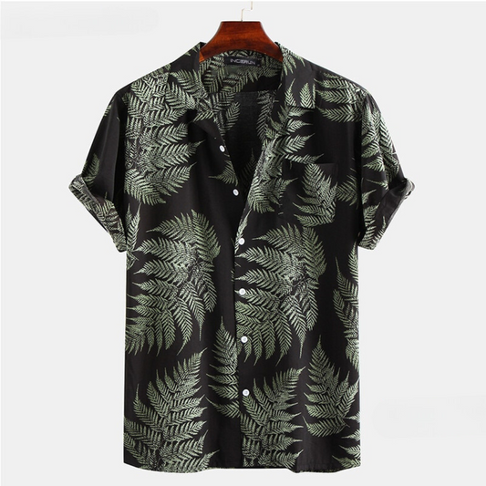 Theron | Tropical Palm Polo Shirts